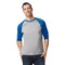 Gildan Heavy Cotton 3/4 Sleeve Raglan Tee – Soft, Durable Cotton for DIY Printing
